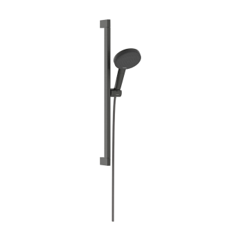  - HANSGROHE Raindance Alive Select S Zestaw prysznicowy 125 3jet EcoSmart z drążkiem Unica E Puro 65 cm EasySlide czarny chrom szczotkowany 24600340 - 24600340 - Łazienki Szydłowski