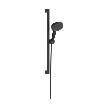  - HANSGROHE Raindance Alive Select S Zestaw prysznicowy 125 3jet EcoSmart z drążkiem Unica E Puro 65 cm EasySlide czarny mat 24600670 - 24600670 - Łazienki Szydłowski