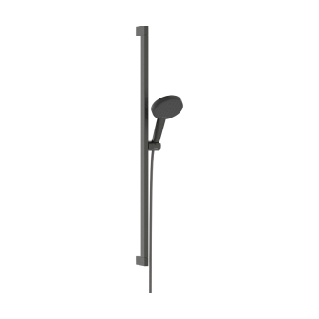  - HANSGROHE Raindance Alive Select S Zestaw prysznicowy 125 3jet EcoSmart z drążkiem Unica E Puro 90 cm EasySlide czarny chrom szczotkowany 24601340 - 24601340 - Łazienki Szydłowski