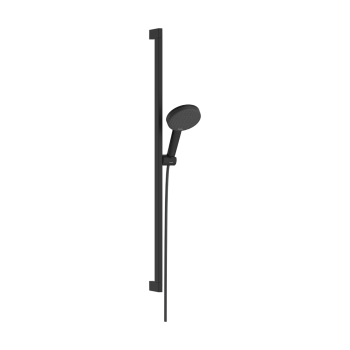  - HANSGROHE Raindance Alive Select S Zestaw prysznicowy 125 3jet EcoSmart z drążkiem Unica E Puro 90 cm EasySlide czarny mat 24601670 - 24601670 - Łazienki Szydłowski