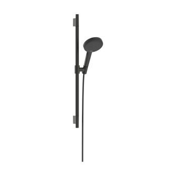  - HANSGROHE Raindance Alive Select S Zestaw prysznicowy 125 3jet EcoSmart z drążkiem Unica S Puro 65 cm czarny chrom szczotkowany 24602340 - 24602340 - Łazienki Szydłowski