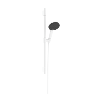 - HANSGROHE Raindance Alive Select S Zestaw prysznicowy 125 3jet EcoSmart z drążkiem Unica S Puro 65 cm biały mat 24602700 - 24602700 - Łazienki Szydłowski