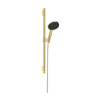  - HANSGROHE Raindance Alive Select S Zestaw prysznicowy 125 3jet EcoSmart z drążkiem Unica S Puro 65 cm złoty optyczny polerowany 24602990 - 24602990 - Łazienki Szydłowski