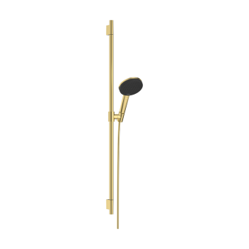  - HANSGROHE Raindance Alive Select S Zestaw prysznicowy 125 3jet EcoSmart z drążkiem Unica S Puro 90 cm złoty optyczny polerowany 24603990 - 24603990 - Łazienki Szydłowski