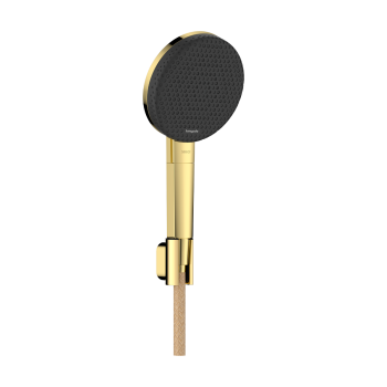  - HANSGROHE Raindance Alive Select S Punktowy zestaw prysznicowy 125 3jet  złoty optyczny polerowany 24611990 - 24611990 - Łazienki Szydłowski