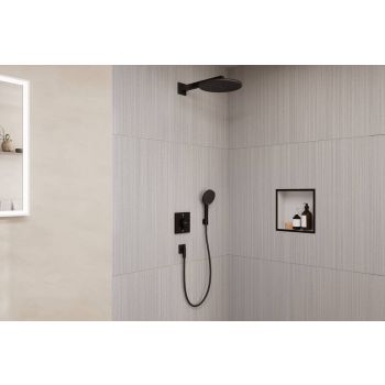  - HANSGROHE Raindance Alive S System prysznicowy 300 1jet z baterią termostatyczną i iBox universal 2, podtynkowy czarny mat 24630670 - 24630670 - Łazienki Szydłowski