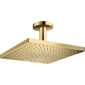  - HANSGROHE Raindance E Deszczownica 300 1jet EcoSmart z przyłączem sufitowym złoty optyczny polerowany 26251990 - 26251990 - Łazienki Szydłowski