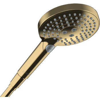 - HANSGROHE Raindance Select S Słuchawka prysznicowa 120 3jet PowderRain EcoSmart+ złoty optyczny polerowany 26516990 - 26516990 - Łazienki Szydłowski