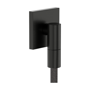  - HANSGROHE FixFit Fine E Przyłącze węża z zaworem zwrotnym, kwadratowe czarny chrom szczotkowany 28883340 - 28883340 - Łazienki Szydłowski