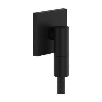  - HANSGROHE FixFit Fine E Przyłącze węża z zaworem zwrotnym, kwadratowe czarny mat 28883670 - 28883670 - Łazienki Szydłowski