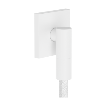  - HANSGROHE FixFit Fine E Przyłącze węża z zaworem zwrotnym, kwadratowe biały mat 28883700 - 28883700 - Łazienki Szydłowski
