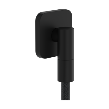  - HANSGROHE FixFit Fine Q Przyłącze węża z zaworem zwrotnym, softsquare czarny mat 28884670 - 28884670 - Łazienki Szydłowski