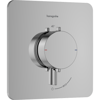 - HANSGROHE Ecostat Comfort Q Bateria termostatyczna do 1 odbiornika, podtynkowa chrom 33712000 - 33712000 - Łazienki Szydłowski