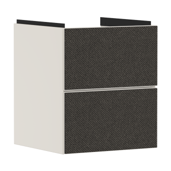  - HANSGROHE Xevolos E Szafka pod małą umywalkę wiszącą z 2 szufladami 48 x 47,5cm, piaskowy beż matowy 54173660 - 54173660 - Łazienki Szydłowski