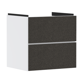  - HANSGROHE Xevolos E Szafka pod umywalkę wiszącą z 2 szufladami 58 x 47,5cm, biały mat 54175660 - 54175660 - Łazienki Szydłowski