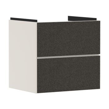  - HANSGROHE Xevolos E Szafka pod umywalkę wiszącą z 2 szufladami 58 x 47,5cm, piaskowy beż matowy 54176660 - 54176660 - Łazienki Szydłowski