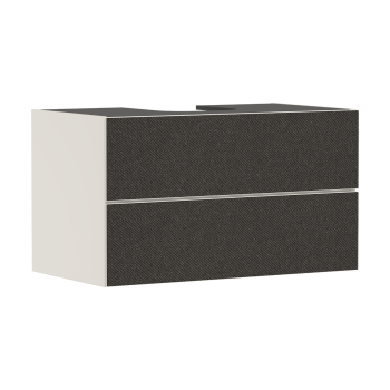  - HANSGROHE Xevolos E Szafka pod szlifowaną umywalkę wpuszczaną w blat/nablatową z 2 szufladami 98x 55cm, piaskowy beż matowy 54191660 - 54191660 - Łazienki Szydłowski