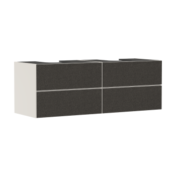  - HANSGROHE Xevolos E Szafka pod  umywalkę wpuszczaną w blat/nablatowe z 4 szufladami 157 x 55 cm, piaskowy beż mat 54200660 - 54200660 - Łazienki Szydłowski