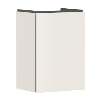 - HANSGROHE Xilesa E Szafka pod małą umywalkę wiszącą z drzwiami prawymi 43 x 33cm piaskowy beż matowy 54246780 - 54246780 - Łazienki Szydłowski