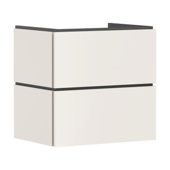  - HANSGROHE Xilesa E Szafka pod umywalkę wiszącą z 2 szufladami 63 x 47 cm piaskowy beż matowy 54256780 - 54256780 - Łazienki Szydłowski