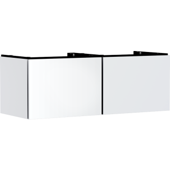 - HANSGROHE Xilesa E Szafka pod szlifowaną umywalkę wpuszczaną w blat/nablatową z 2 szufladami 137,5 x 55 cm biały mat 54268700 - 54268700 - Łazienki Szydłowski