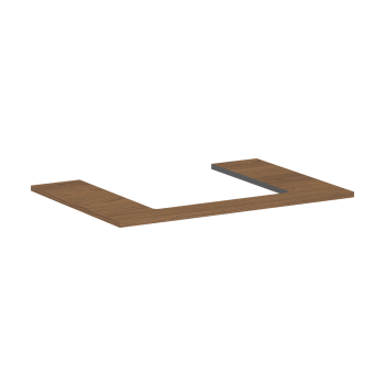  - HANSGROHE Xilesa E Blat 78 x 55 cm z wycięciem na środku pod umywalkę wpuszczaną, szlifowaną kaszmirowy dąb 54269550 - 54269550 - Łazienki Szydłowski