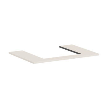 - HANSGROHE Xilesa E Blat 78 x 55 cm z wycięciem na środku pod umywalkę wpuszczaną, szlifowaną piaskowy beż matowy 54269780 - 54269780 - Łazienki Szydłowski