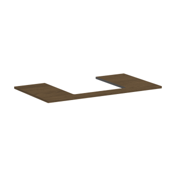  - HANSGROHE Xilesa E Blat 98 x 55 cm z wycięciem na środku pod umywalkę wpuszczaną, szlifowaną kaszmirowy dąb 54270550 - 54270550 - Łazienki Szydłowski