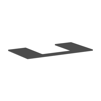 - HANSGROHE Xilesa E Blat 98 x 55 cm z wycięciem na środku pod umywalkę wpuszczaną, szlifowaną szary łupek matowy 54270760 - 54270760 - Łazienki Szydłowski