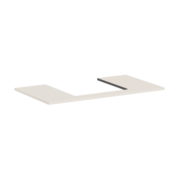 - HANSGROHE Xilesa E Blat 98 x 55 cm z wycięciem na środku pod umywalkę wpuszczaną, szlifowaną piaskowy beż matowy 54270780 - 54270780 - Łazienki Szydłowski