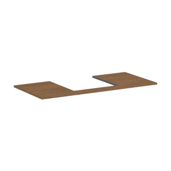 - HANSGROHE Xilesa E Blat 118 x 55 cm z wycięciem na środku pod umywalkę wpuszczaną, szlifowaną kaszmirowy dąb 54271550 - 54271550 - Łazienki Szydłowski