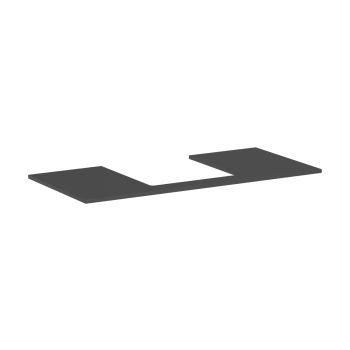 - HANSGROHE Xilesa E Blat 118 x 55 cm z wycięciem na środku pod umywalkę wpuszczaną, szlifowaną szary łupek matowy 54271760 - 54271760 - Łazienki Szydłowski