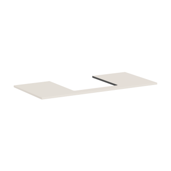- HANSGROHE Xilesa E Blat 118 x 55 cm z wycięciem na środku pod umywalkę wpuszczaną, szlifowaną piaskowy beż matowy 54271780 - 54271780 - Łazienki Szydłowski