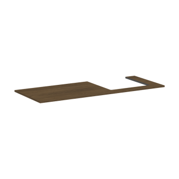  - HANSGROHE Xilesa E Blat 137,5 x 55 cm z wycięciem po prawej stronie pod umywalkę wpuszczaną, szlifowaną kaszmirowy dąb 54273550 - 54273550 - Łazienki Szydłowski