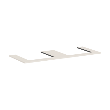 - HANSGROHE Xilesa E Blat 137,5 x 55 cm z wycięciami pod 2 umywalki wpuszczane, szlifowaną piaskowy beż matowy 54274780 - 54274780 - Łazienki Szydłowski