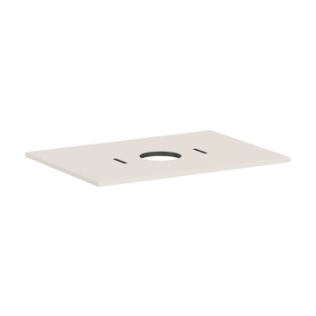 - HANSGROHE Xilesa E Blat 78 x 55 cm z wycięciem na środku pod umywalkę nablatową bez otworu na baterię piaskowy beż matowy 54275780 - 54275780 - Łazienki Szydłowski