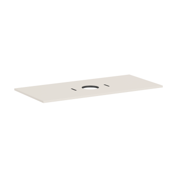 - HANSGROHE Xilesa E Blat 118 x 55 cm z wycięciem na środku pod umywalkę nablatową bez otworu na baterię piaskowy beż matowy 54277780 - 54277780 - Łazienki Szydłowski