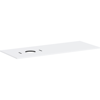 - HANSGROHE Xilesa E Blat 137,5 x 55cm z wycięciem po lewej stronie pod umywalkę nablatową bez otworu na baterię biały mat 54278700 - 54278700 - Łazienki Szydłowski