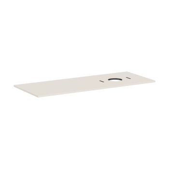 - HANSGROHE Xilesa E Blat 137,5 x 55 cm z wycięciem po prawej stronie pod umywalkę nablatową bez otworu na baterię piaskowy beż matowy 54279780 - 54279780 - Łazienki Szydłowski
