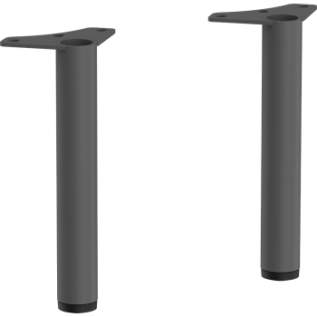 - HANSGROHE Xilesa E Nóżki do szafki 14,5 x 2 cm, 2 sztuki szary łupek matowy 54289760 - 54289760 - Łazienki Szydłowski