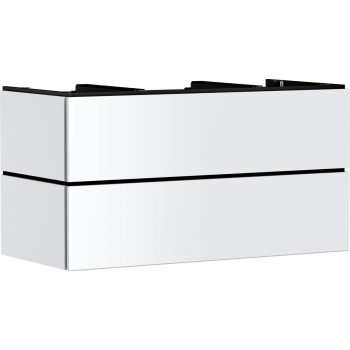- HANSGROHE Xilesa E Szafka pod szlifowaną umywalkę wpuszczaną w blat/nablatową z 2 szufladami 118 x 55 cm biały mat 54303700 - 54303700 - Łazienki Szydłowski
