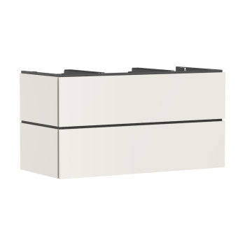 - HANSGROHE Xilesa E Szafka pod szlifowaną umywalkę wpuszczaną w blat/nablatową z 2 szufladami PushOpen 118 x 55 cm piaskowy beż matowy 54304780 - 54304780 - Łazienki Szydłowski
