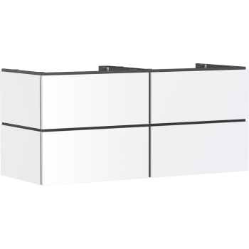 - HANSGROHE Xilesa E Szafka pod szlifowaną umywalkę wpuszczaną w blat/nablatową z 4 szufladami 137,5 x 55 cm biały mat 54305700 - 54305700 - Łazienki Szydłowski