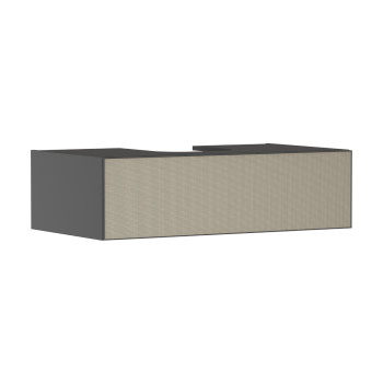  - HANSGROHE Xevolos E Szafka pod szlifowaną umywalkę wpuszczaną w blat/nablatową z 1 szufladą 98 x 55cm, szary łupek matowy 54315390 - 54315390 - Łazienki Szydłowski