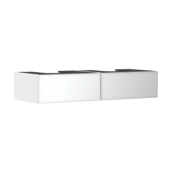  - HANSGROHE Xevolos E Szafka pod 2 szlifowane umywalki wpuszczane w blat/nablatowe z 2 szufladami 137 x 55cm, biały mat 54316320 - 54316320 - Łazienki Szydłowski