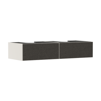  - HANSGROHE Xevolos E Szafka pod 2 szlifowane umywalki wpuszczane w blat/nablatowe z 2 szufladami 137 x 55cm, piaskowy beż matowy 54317660 - 54317660 - Łazienki Szydłowski