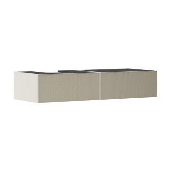  - HANSGROHE Xevolos E Szafka pod szlifowaną umywalkę wpuszczaną w blat/nablatową po lewej stronie 137 x 55cm, piaskowy beż mat 54320390 - 54320390 - Łazienki Szydłowski