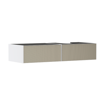  - HANSGROHE Xevolos E Szafka pod szlifowaną umywalkę wpuszczaną w blat/nablatową po prawej stronie z 2 szufladami 137 x 55cm, biały mat 54322390 - 54322390 - Łazienki Szydłowski