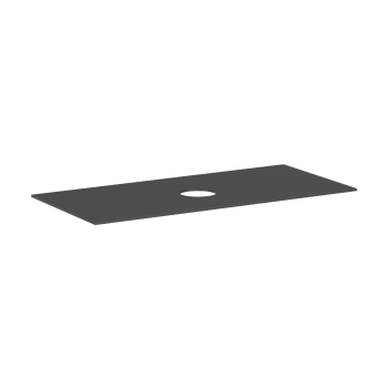 - HANSGROHE Xevolos E Blat 118 x 55cm z wycięciem na środku pod umywalkę nablatową bez otworu na baterię szary łupek matowy 54330760 - 54330760 - Łazienki Szydłowski