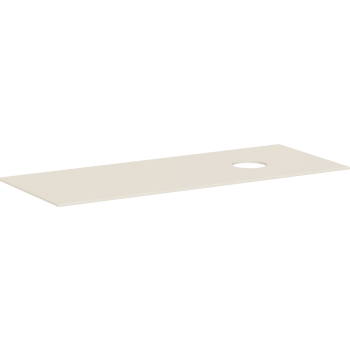  - HANSGROHE Xevolos E Blat 137 x 55cm z wycięciem po prawej stronie pod umywalkę nablatową bez otworu na baterię piaskowy beż matowy 54334780 - 54334780 - Łazienki Szydłowski